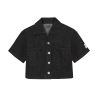 Indian Blue Jeans Shirt Denim  Black Denim