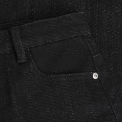 Indian Blue Jeans Extra Wide Fit Glitter Black Denim