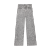 Indian Blue Jeans Wide Fit Print Grey Denim