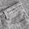 Indian Blue Jeans Wide Fit Print Grey Denim
