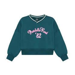 Indian Blue Jeans Sweater Cropped  Spruced-up