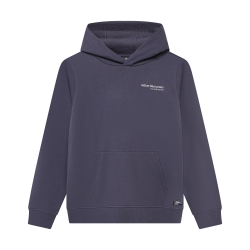 Indian Blue Jeans Hoodie Backprint Brushed Dusty Dark Purple
