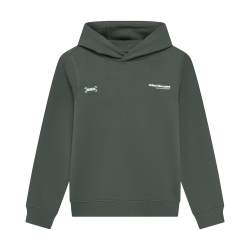 Indian Blue Jeans Hoodie Indian Brushed Dust Army