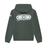 Indian Blue Jeans Hoodie Indian Brushed Dust Army