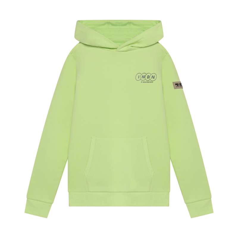 Indian Blue Jeans Hoodie INDN Brushed Fresh Lime
