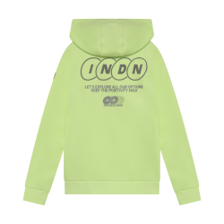 Indian Blue Jeans Hoodie INDN Brushed Fresh Lime