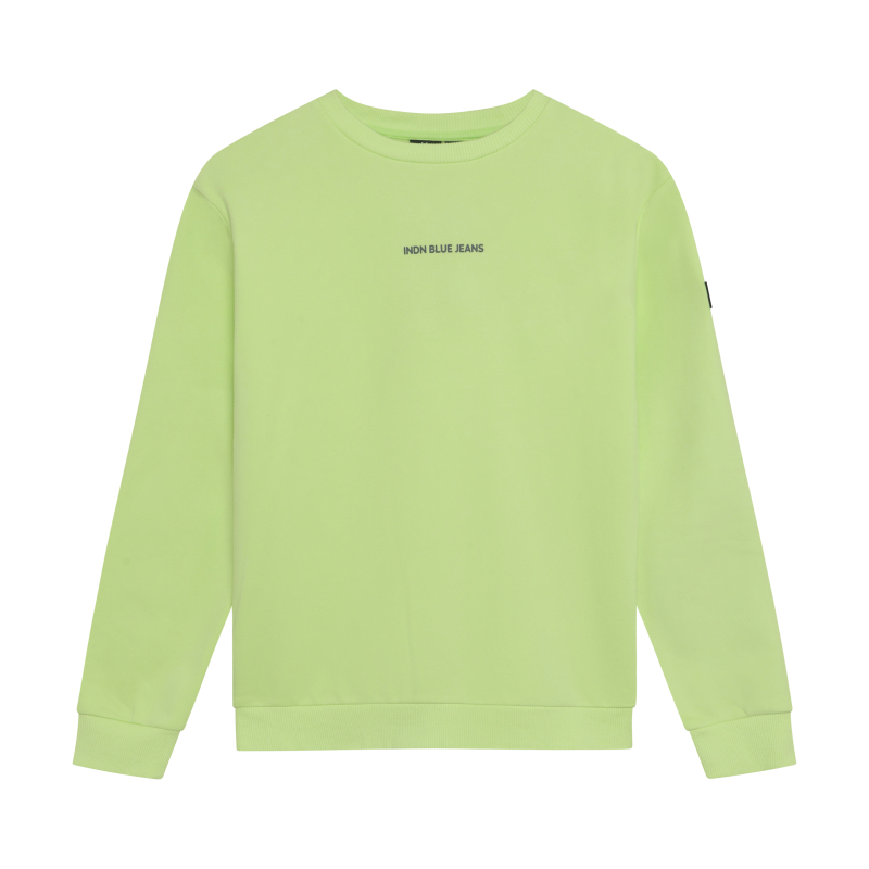 Indian Blue Jeans Loose Fit Sweat INDN Brushed Fresh Lime