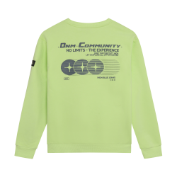 Indian Blue Jeans Loose Fit Sweat INDN Brushed Fresh Lime