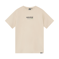 Indian Blue Jeans T-Shirt Indian Blue  Pale Sand