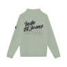 Indian Blue Jeans Zip Sweater INDN Brushed Dust Green
