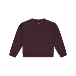 Stains and Stories girls sweatshirt Wine Red