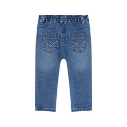 Babyface baby girls denim pants Medium blue denim