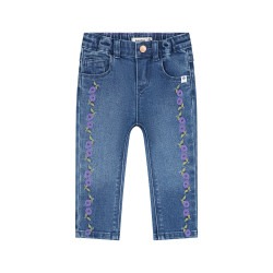 Babyface baby girls denim pants Medium blue denim