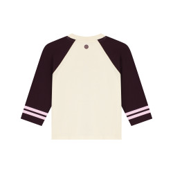 Stains and Stories girls t-shirt long sleeve Wine Red