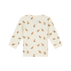 A Tiny Story baby t-shirt long sleeve Ivory