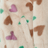 Daily Seven Teddy Jacket Hearts Sandshell