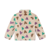 Daily Seven Teddy Jacket Hearts Sandshell
