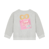 Daily Seven Sweater Backprint Light Grey Melange