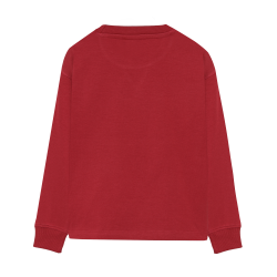 Daily Seven T-shirt Longsleeve Chest print Rythmic Red