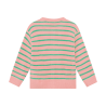 Daily Seven Knitwear Striped Cardigan Lilas