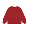 Daily Seven Oversized Sweater Artwork Rythmic Red