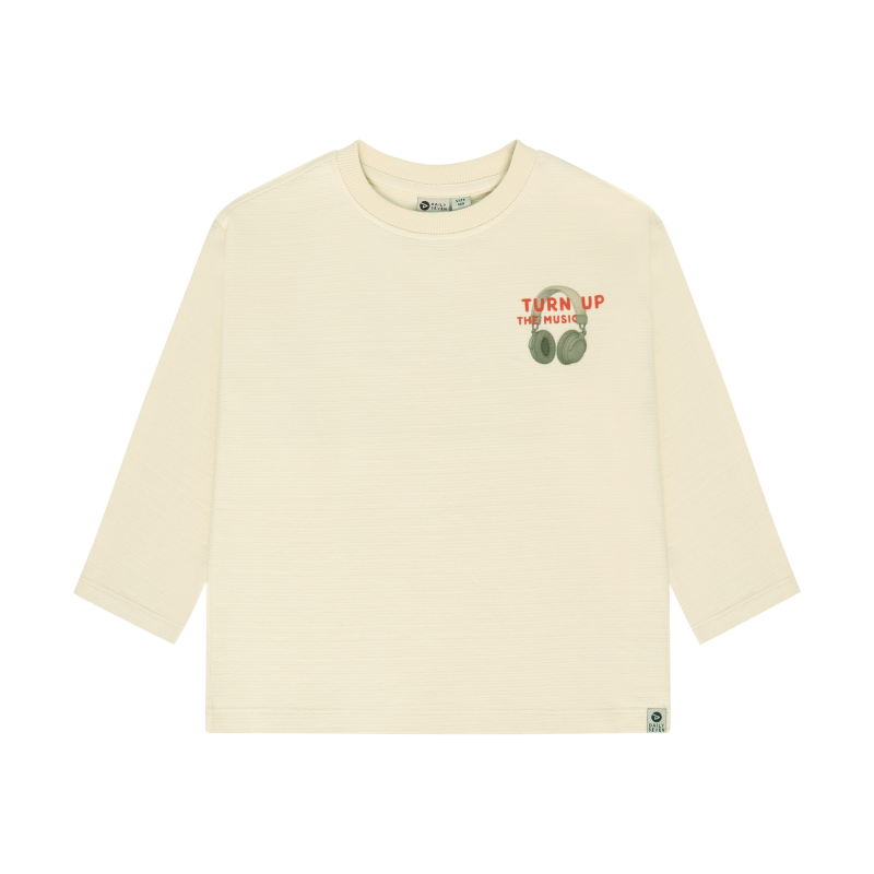 Daily Seven T-shirt Longsleeve Backprint Sandshell