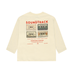Daily Seven T-shirt Longsleeve Backprint Sandshell