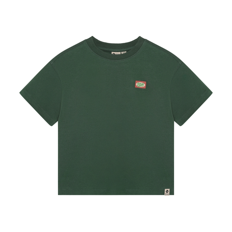 Daily Seven Oversized T-shirt Backprint  Jungle Green