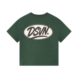 Daily Seven Oversized T-shirt Backprint  Jungle Green