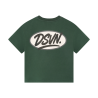 Daily Seven Oversized T-shirt Backprint  Jungle Green