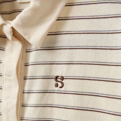 Sofie Schnoor CalliaSY LS T-shirt Off White Striped