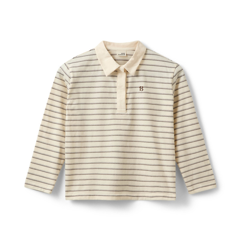 Sofie Schnoor CalliaSY LS T-shirt Off White Striped