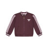 Stains and Stories girls track cardigan Wine Red