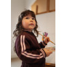 Stains and Stories girls track cardigan Wine Red
