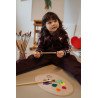 Stains and Stories girls track cardigan Wine Red
