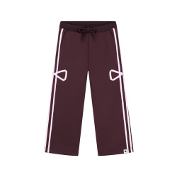 Stains and Stories girls track pant Wine Red