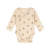 A Tiny Story baby romper long sleeve Beige melange