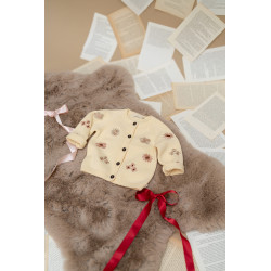 A Tiny Story baby cardigan Ivory