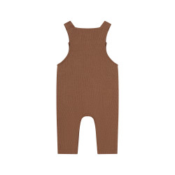 A Tiny Story baby dungaree Coffee