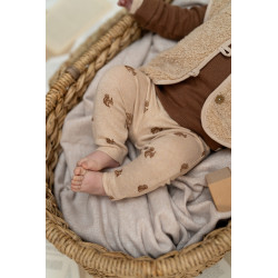 A Tiny Story baby pants Beige melange