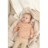 A Tiny Story baby t-shirt long sleeve Old pink