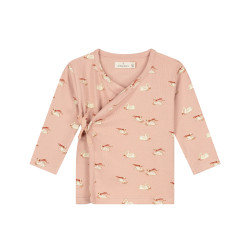 A Tiny Story baby t-shirt long sleeve Old pink
