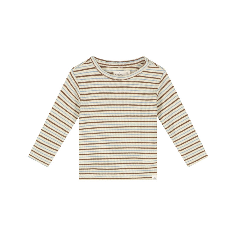 A Tiny Story baby t-shirt long sleeve Ivory