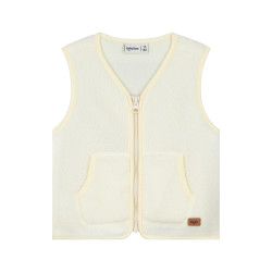 Babyface baby boys sleeveless cardigan Pebble