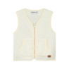 Babyface baby boys sleeveless cardigan Pebble