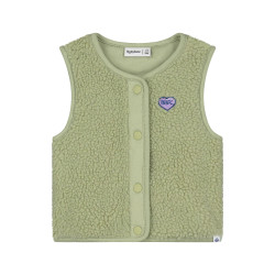 Babyface baby girls teddy gilet Mint