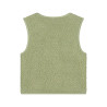 Babyface baby girls teddy gilet Mint