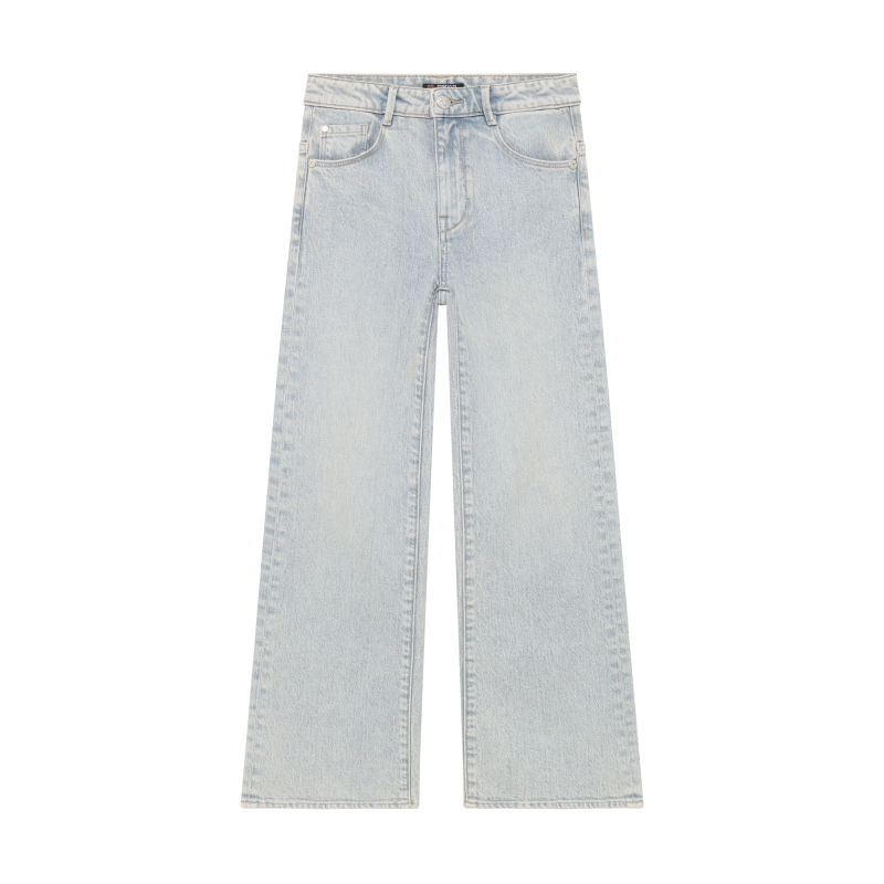 Indian Blue Jeans Wide Fit Washed  Light Denim