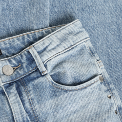 Indian Blue Jeans Wide Fit Studs Medium Denim