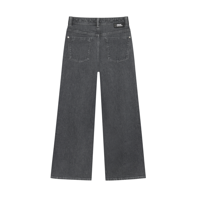 Indian Blue Jeans Extra Wide Fit Grey  Dark Grey Denim